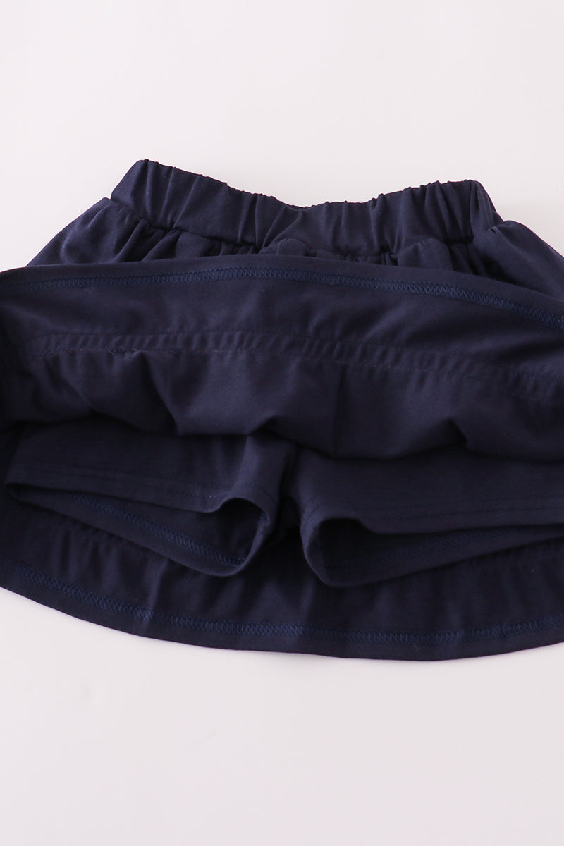 Auburn embroidery football skorts set
